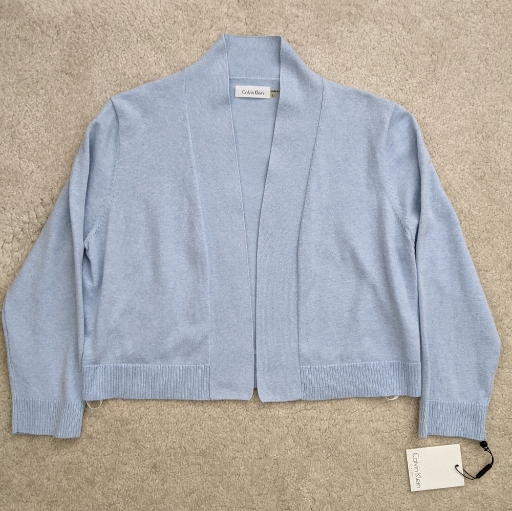 NWT Calvin Klein cardigan sweater large